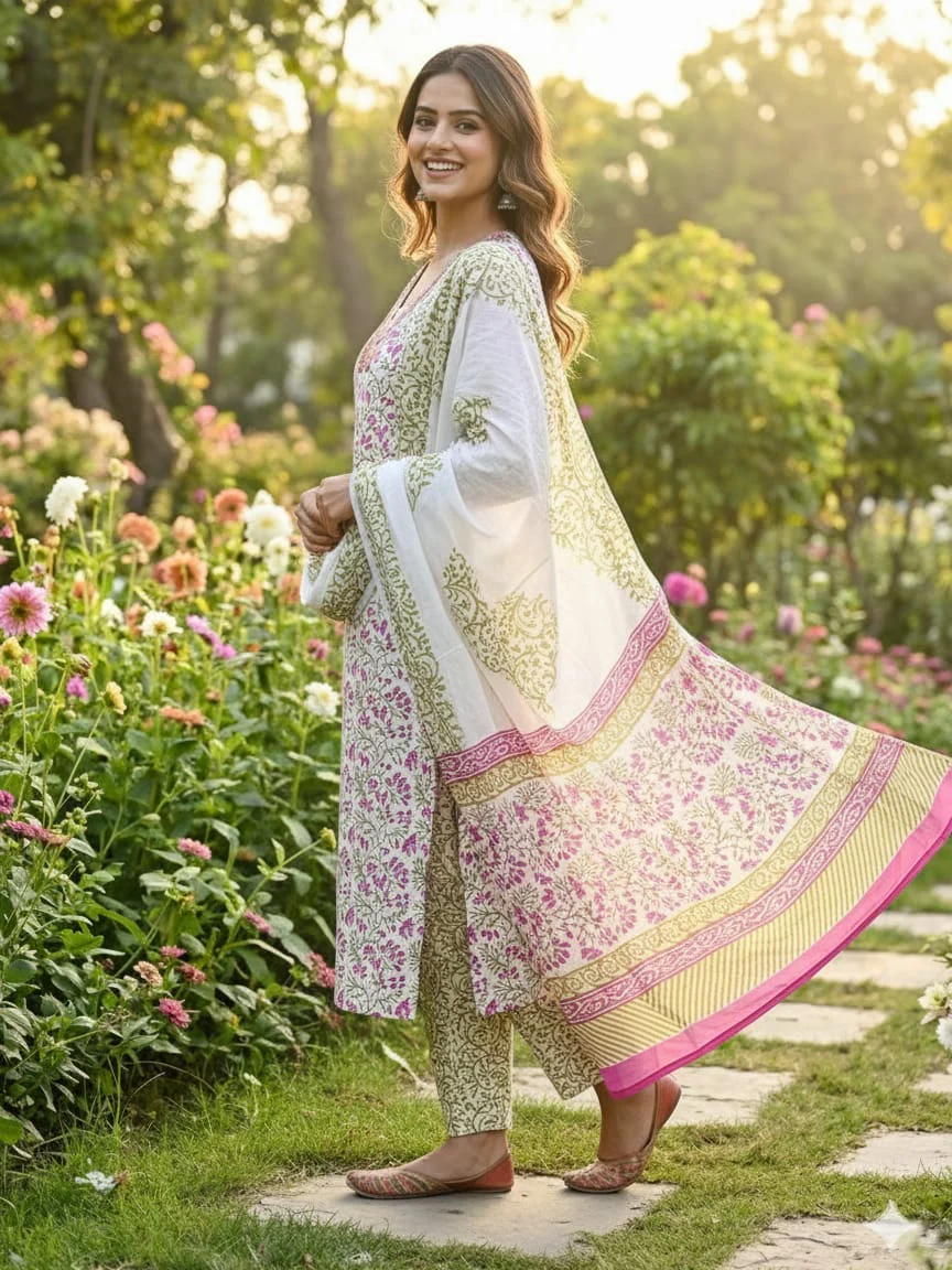 Soft Linen Minimal Kurti