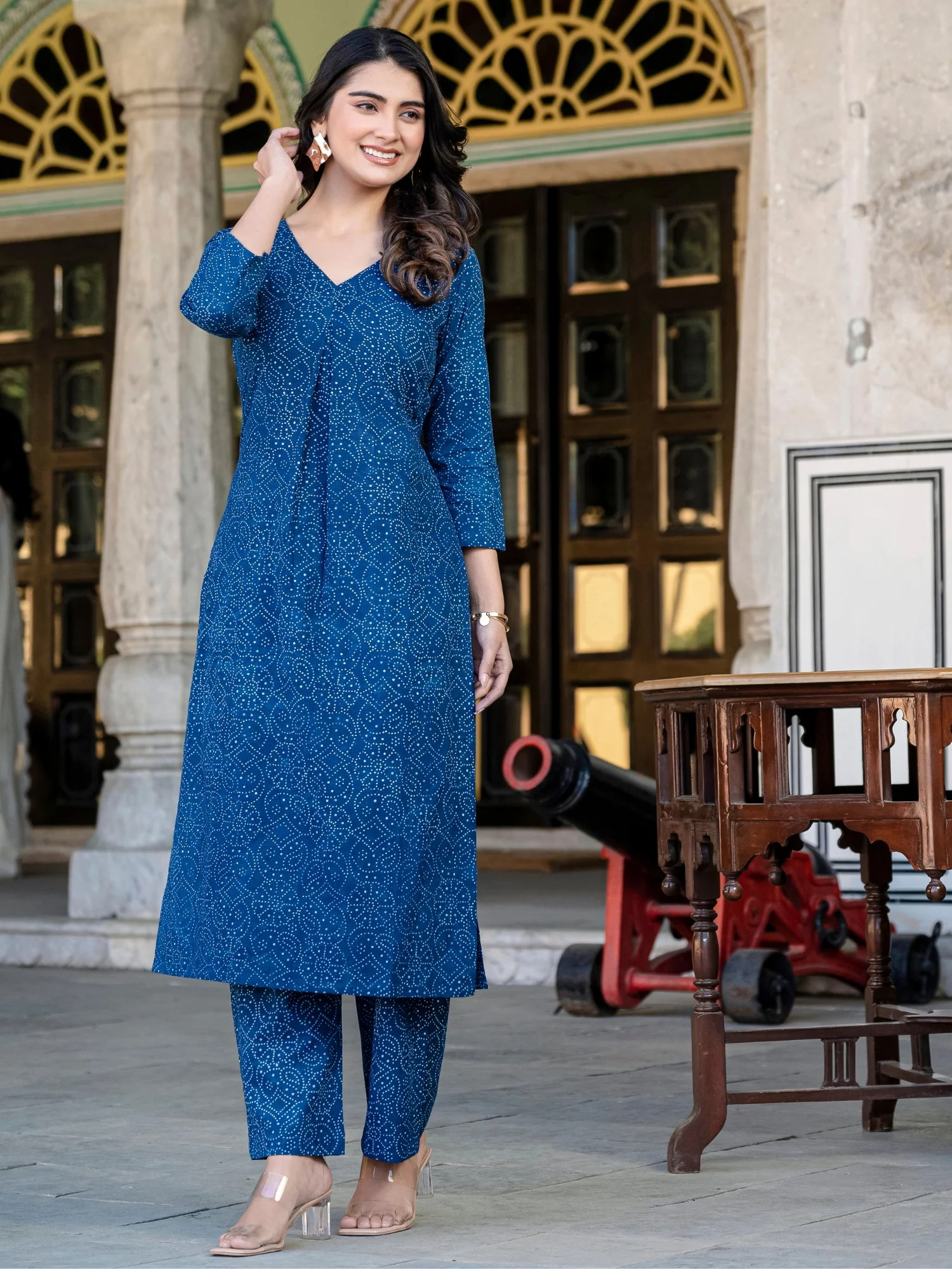 Embroidered Straight Cut Kurti